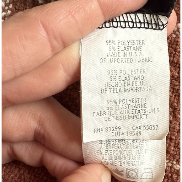 Annalee Hope Retro Sport Dress Sz S Black Tennis Piping Trim Stretch Active USA - Picture 5 of 9